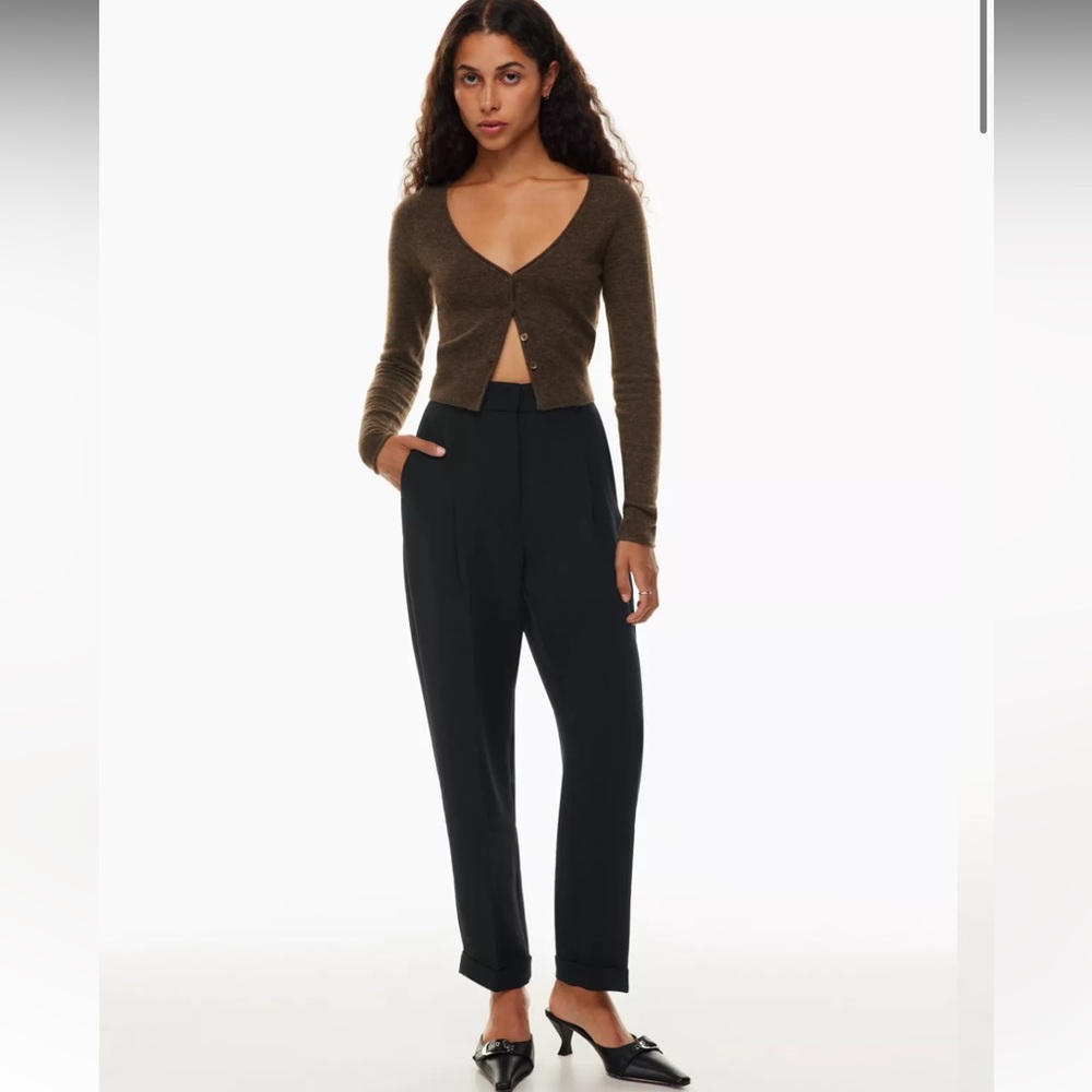Aritzia Wilfred Dashwood black trouser pant size 0